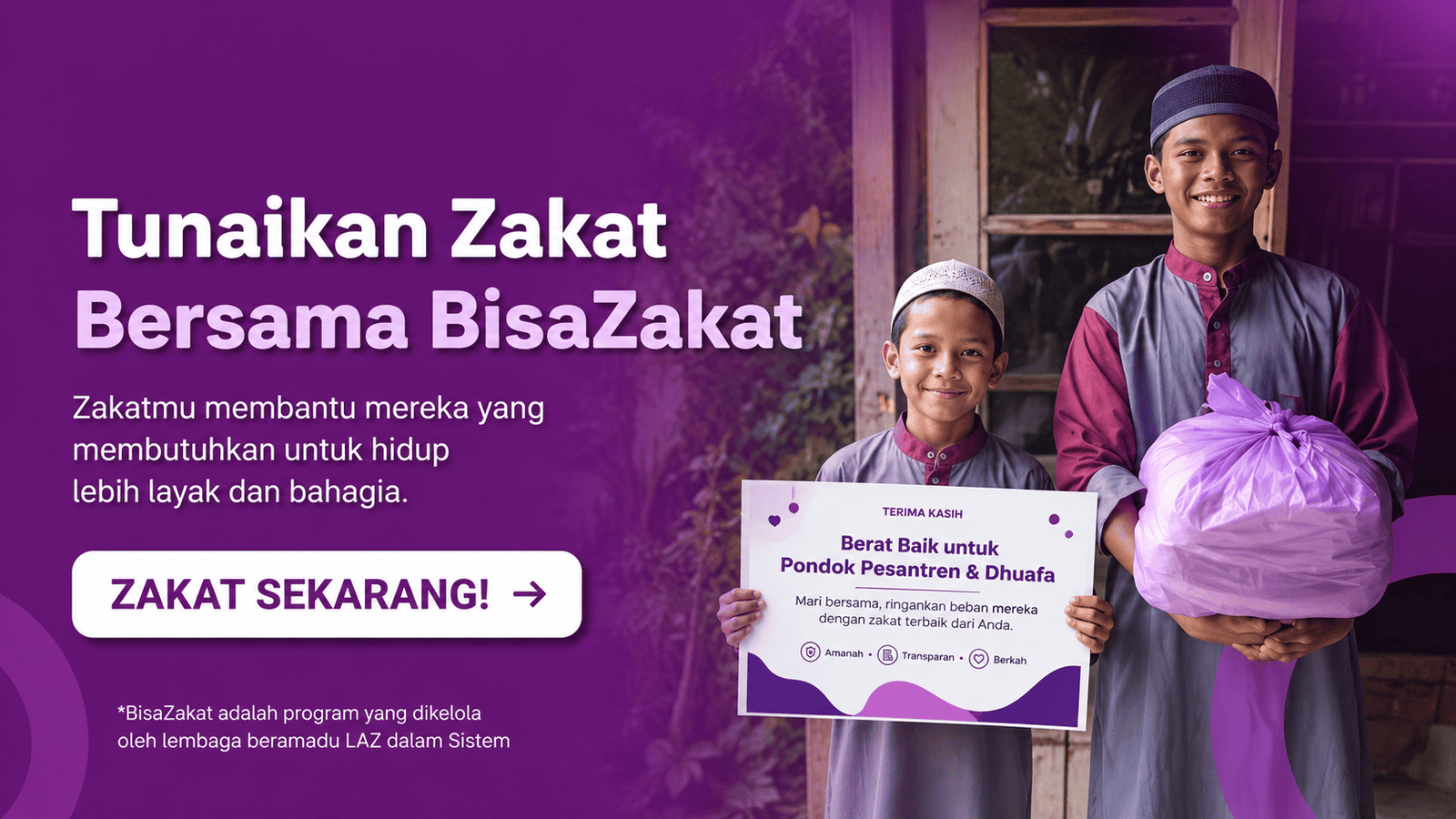 BisaZakat untuk Bantu Sesama