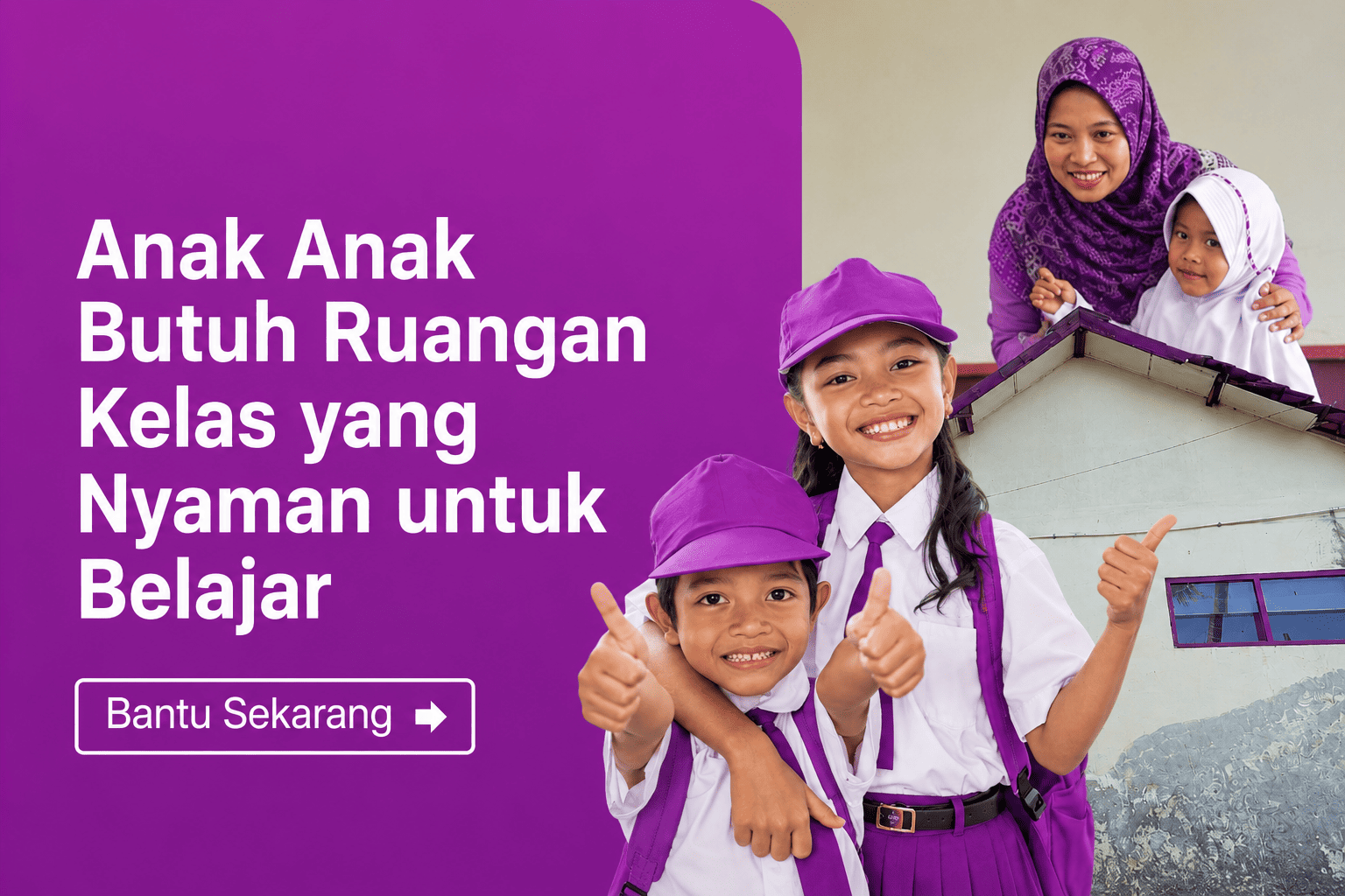 Renovasi Kelas untuk Anak Sekolah